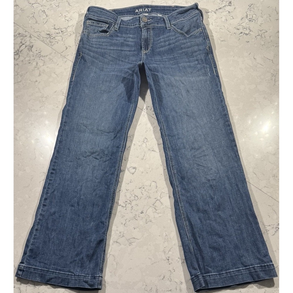 Ariat Jennifer Trouser Jeans Womens 31S Eleanor Medium Wash Mid Rise Stretch